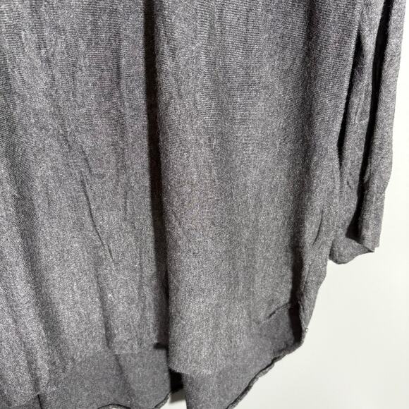 Michael Michael Kors Minimalist Gray Tunic Knit Top - 1X - Women's Plus Size - Picture 3 of 6